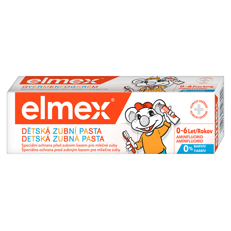 ELMEX Kids Dětská zubní pasta pro děti od prvního zoubku do 6ti let 50 ml