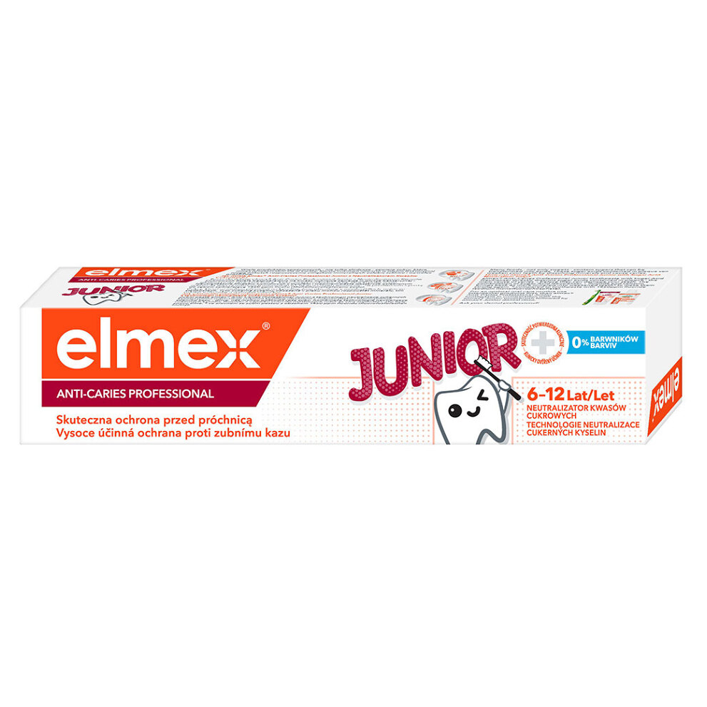 E-shop ELMEX Junior Professional Dětská Zubní pasta pro děti ve věku 6-12 let 75 ml