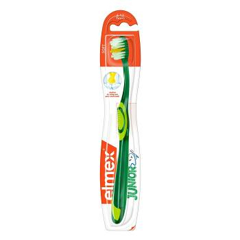 ELMEX Junior dětský zubní kartáček pro děti ve věku 6-12 let měkký 1 kus