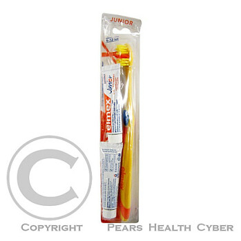 ELMEX Junior zubní kartáček + vzorky zubní pasty 12 ml