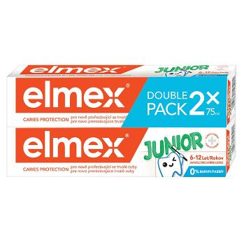 ELMEX Junior Dětská zubní pasta pro děti ve věku 6-12 let 2 x 75 ml