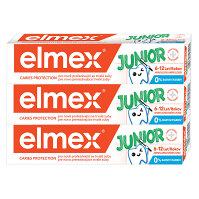 ELMEX Junior Dětská zubní pasta pro děti ve věku 6-12 let  3 x 75 ml