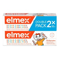 ELMEX Kids Dětská zubní pasta pro děti od prvního zoubku do 6ti let 2 x 50 ml