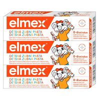 ELMEX Kids Dětská zubní pasta pro děti od prvního zoubku do 6ti let 3 x 50ml