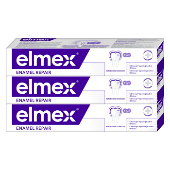 ELMEX Opti-namel Daily Repair zubní pasta pro ochranu zubní skloviny 3 x 75 ml (Klasické zubní pasty) - Ochranný, Ošetřující