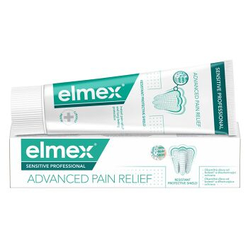 ELMEX Sensitive Professional Advanced Pain Relief zubní pasta pro citlivé zuby 75 ml (Zubní pasty na citlivé zuby a dásně) - Ochranný, Zklidňující, Ošetřující