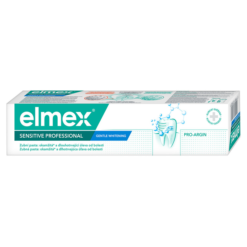 Fotografie ELMEX Sensitive Professional Gentle Whitening zubní pasta 75 ml Elmex