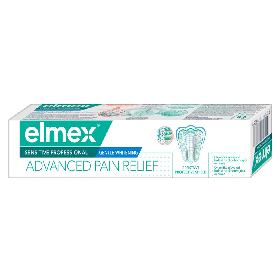 Levně ELMEX Sensitive Professional Gentle Whitening Advanced Pain Relief zubní pasta pro citlivé zuby 75 ml