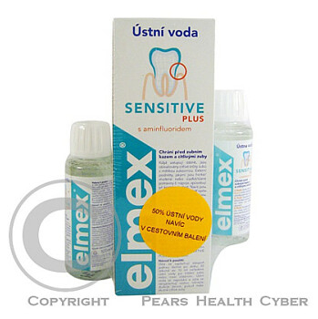 ELMEX Sensitive ústní voda 400 ml + 2 x ústní voda 100 ml