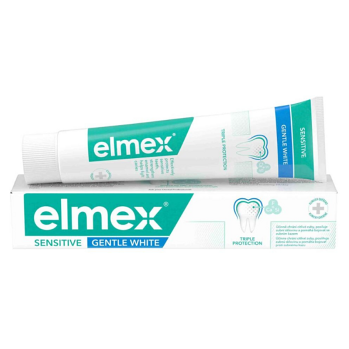 ELMEX Sensitive Whitening Zubní pasta pro citlivé zuby 75 ml (Zubní pasty na citlivé zuby a dásně) - Zklidňující, Ochranný, Bělící, Klasické