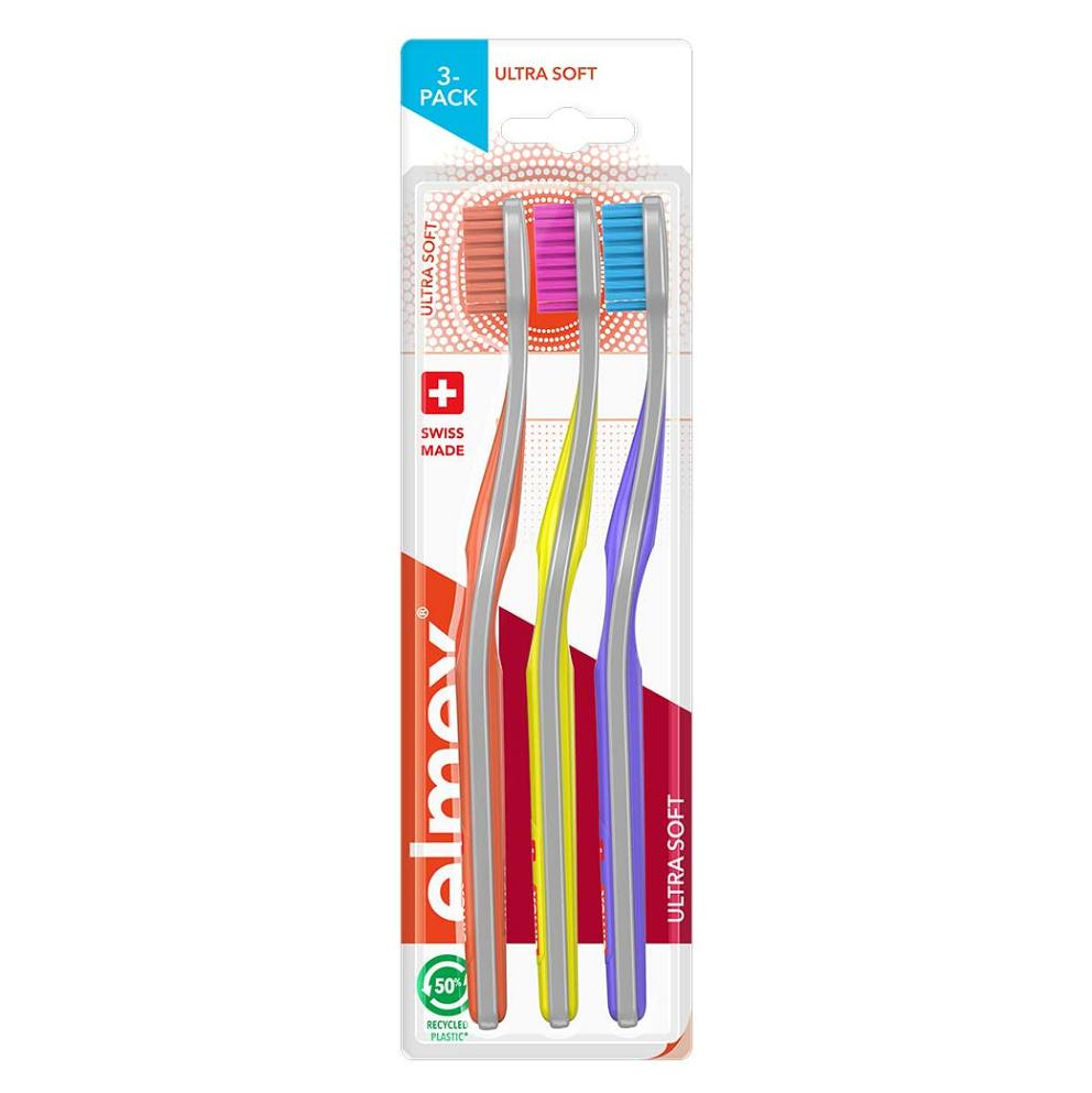 E-shop ELMEX Ultra Soft zubní kartáček měkký multipack 3 kusy