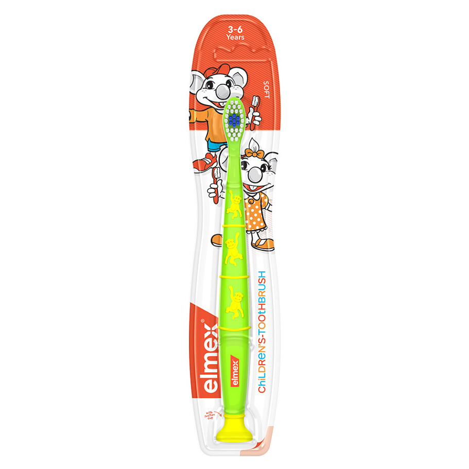 ELMEX Kids dětský zubní kartáček pro děti ve věku 3-6 let 1 kus