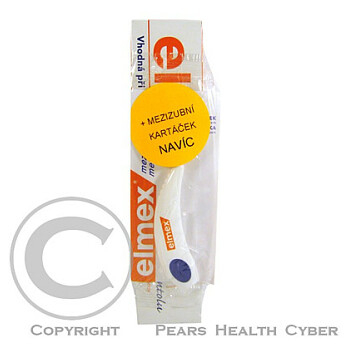 Elmex zubní pasta bez mentolu 75 ml + mezizubní kartáček