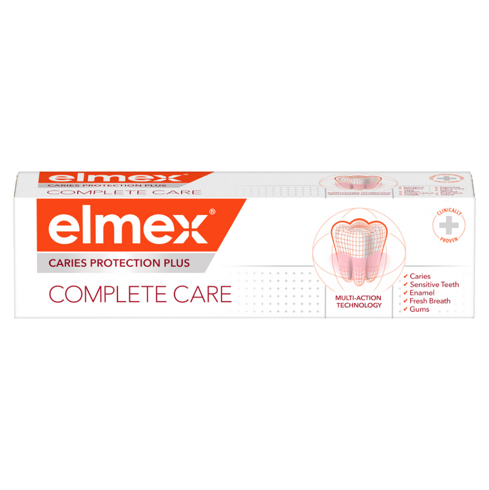 Levně ELMEX Caries Complete Care zubní pasta pro kompletní péči o zuby 75 ml