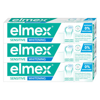 ELMEX Sensitive Whitening Zubní pasta pro citlivé zuby 3 x 75ml