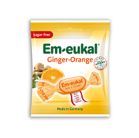 EM-EUKAL pastilky zázvor-pomeranč s s vitamíny bez cukru 50 g