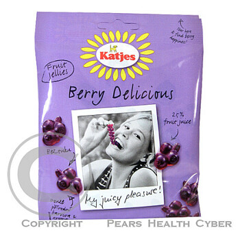 EMCO Katjes Berry Delicious žélé bonbóny bez tuku 75g
