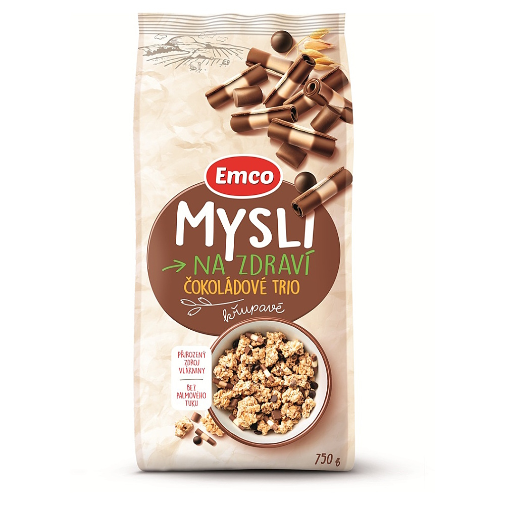 EMCO Mysli čokoládové trio 750 g