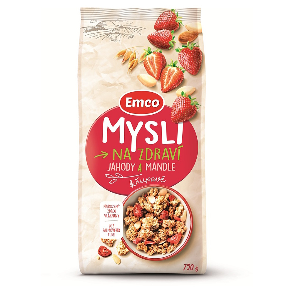 EMCO Mysli jahody a mandle 750 g