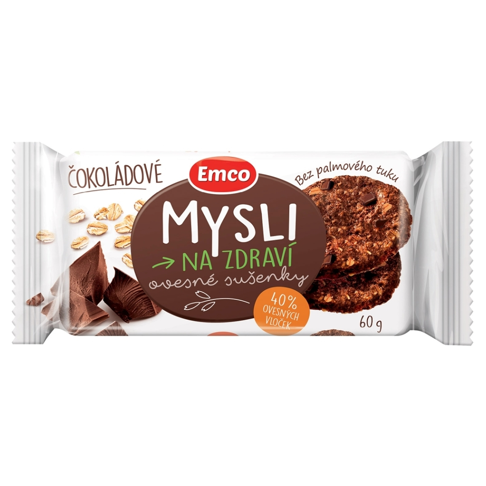 EMCO Müsli sušenky čokoládové 60 g