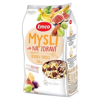 EMCO Mysli sypané S kousky ovoce 750 g