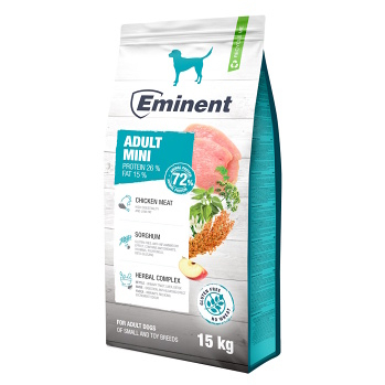EMINENT Adult Mini 26/15 granule pro malá a trpasličí plemena psů, Hmotnost balení: 3 kg (Granule pro psy)