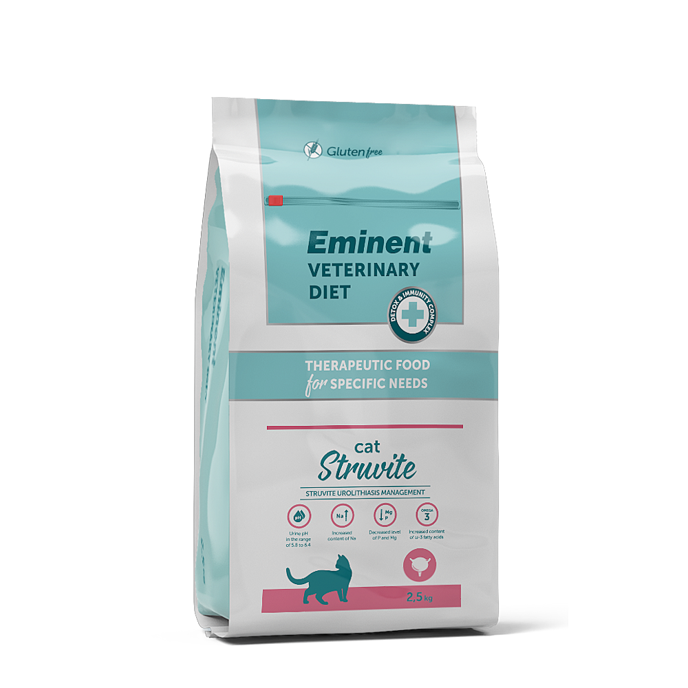 EMINENT Cat diet struvite granule pro kočky 2,5 kg