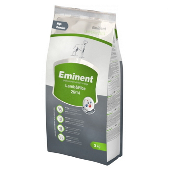 EMINENT Lamb & Rice 26/14 granule pro psy od 4. měsíců 3 kg