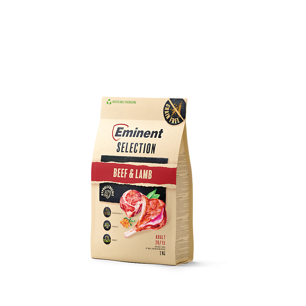EMINENT Dog selection adult beef&lamb granule pro psy 2 kg