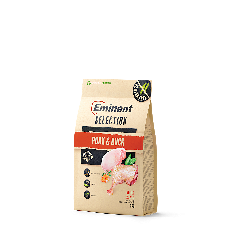 EMINENT Dog selection adult pork&duck granule pro psy 2 kg