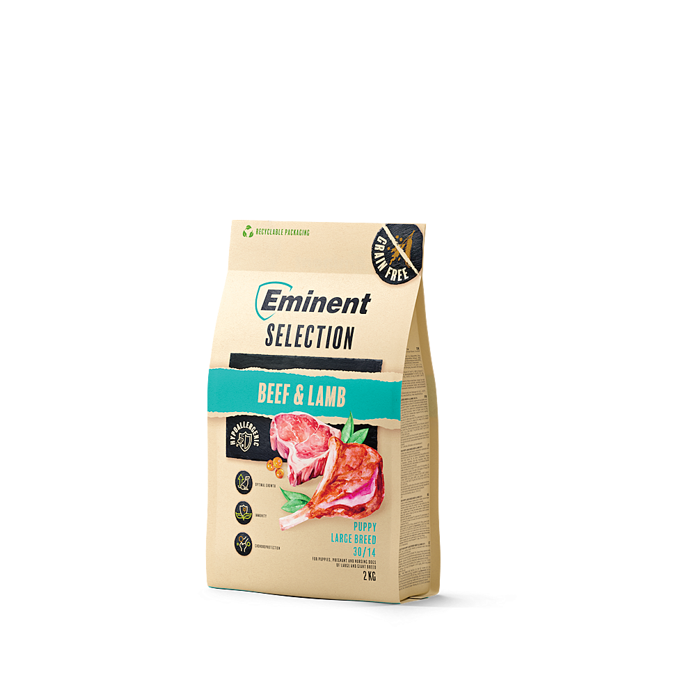 EMINENT Dog selection puppy large breed beef&lamb granule pro psy 2 kg