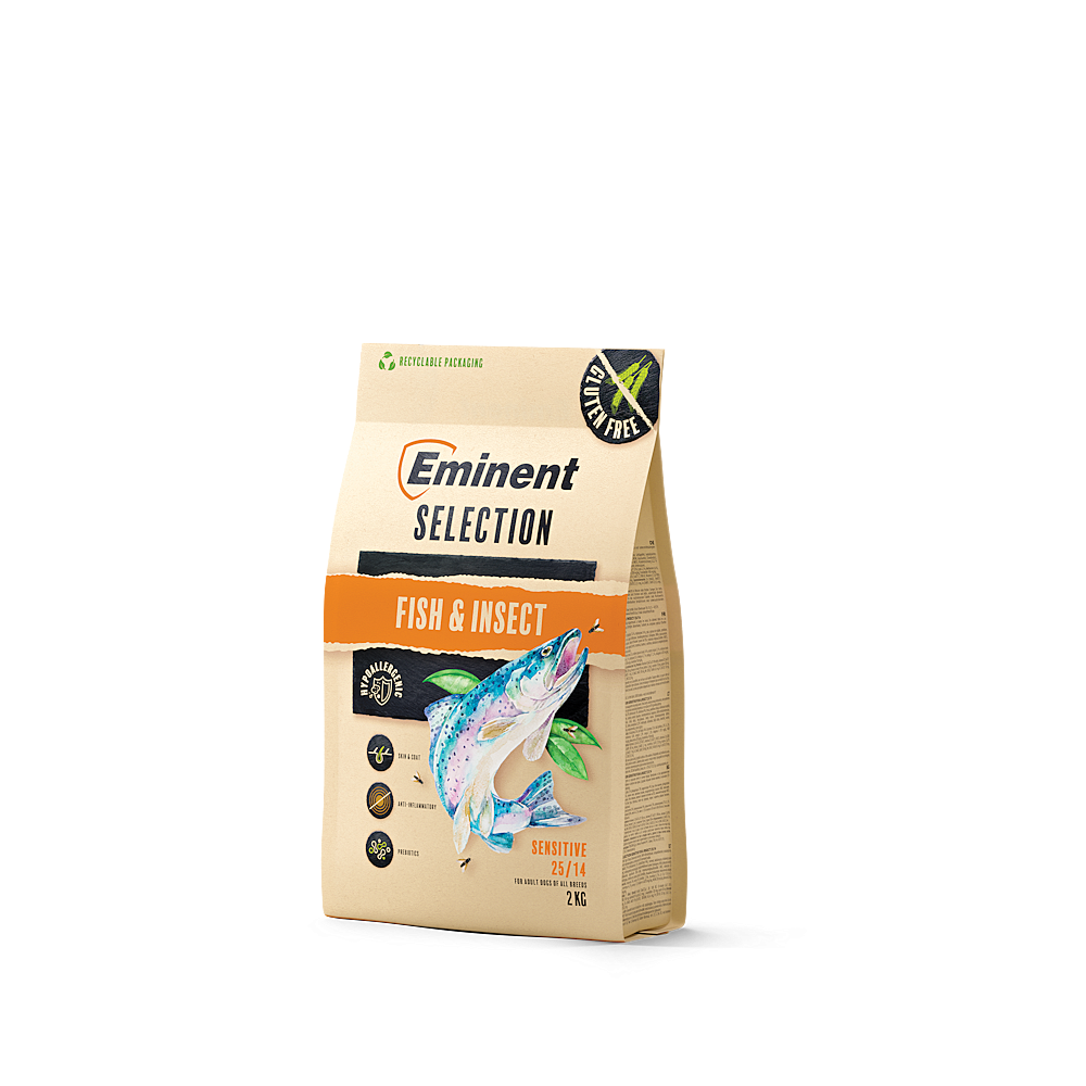 EMINENT Dog selection sensitive fish&insect granule pro psy 2 kg