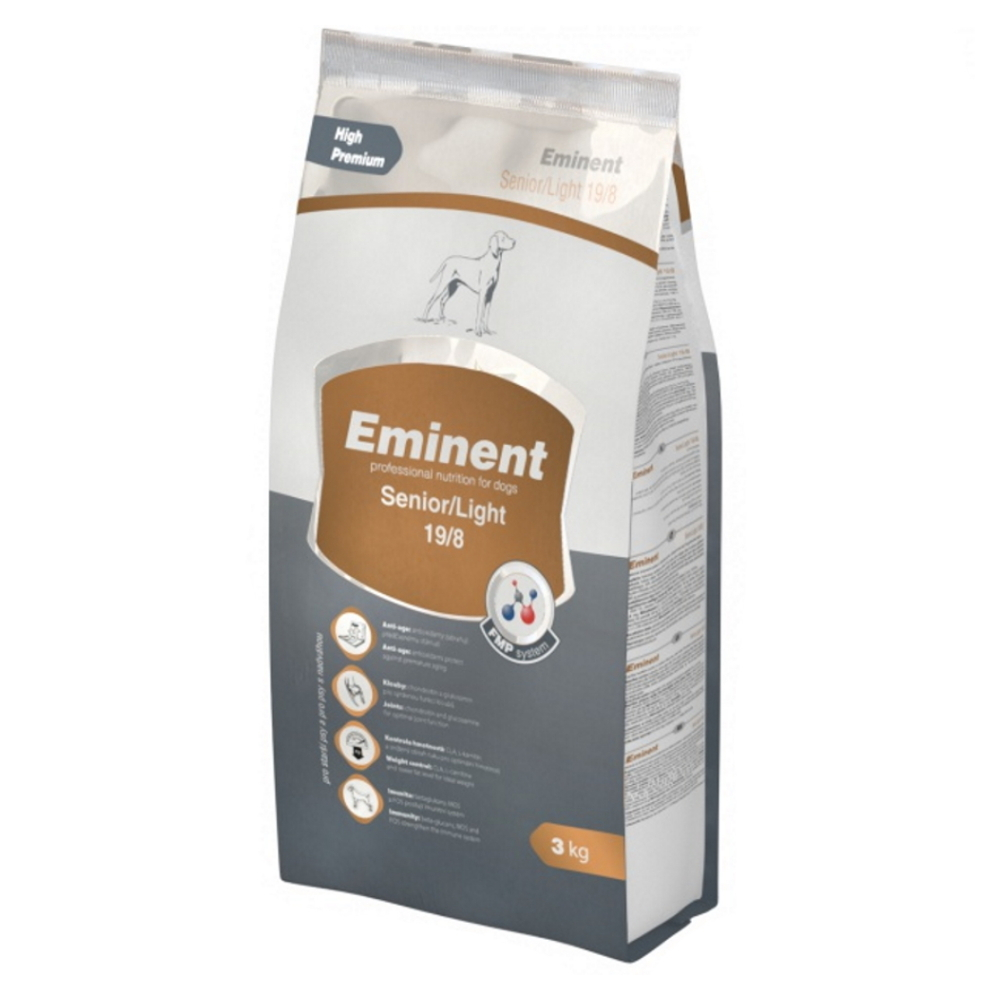 E-shop EMINENT Senior/Light 19/8 granule pro starší psy a psy s nadváhou 1 ks, Hmotnost balení: 15 kg