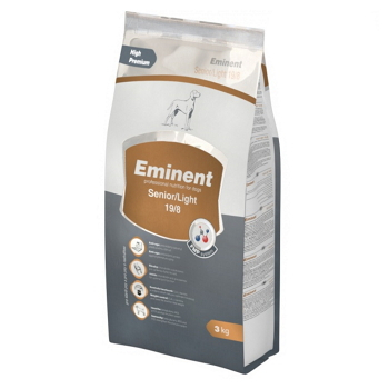 EMINENT Senior/Light 19/8 granule pro starší psy a psy s nadváhou 3 kg