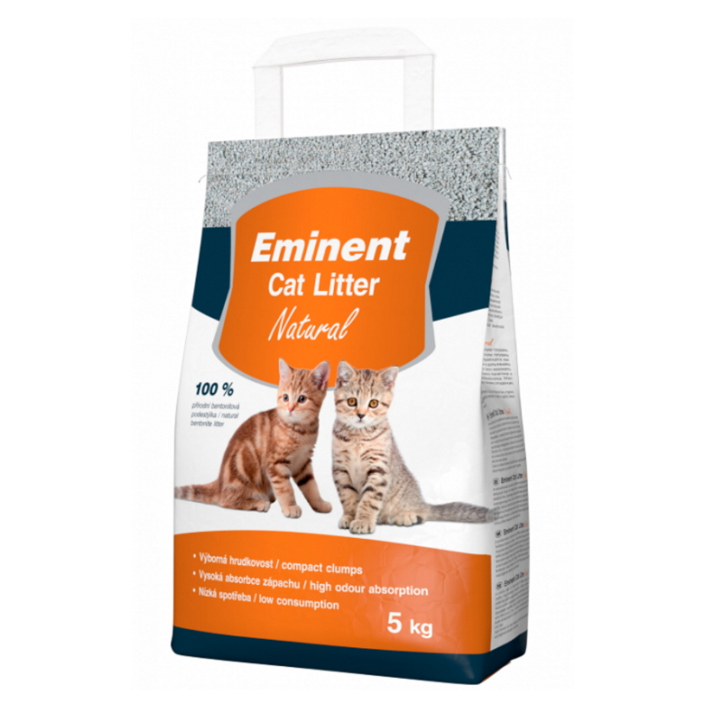 E-shop EMINENT Bentonitová podestýlka bez vůně pro kočky 5 kg