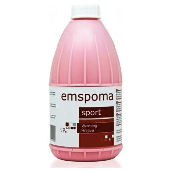 EMSPOMA masážní emulze hřejivá růžová O 1000 ml