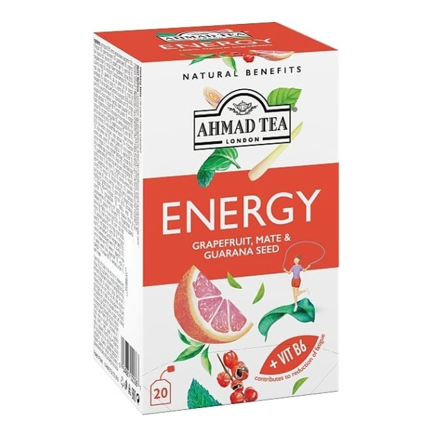 Levně AHMAD TEA Energy funkční čaj 20 sáčků