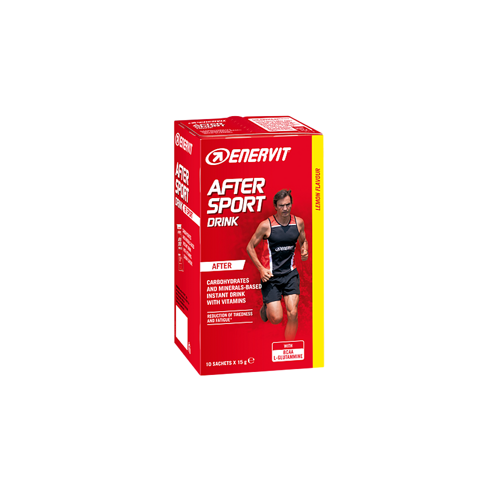 Enervit After Sport Drink 10x15g - citron