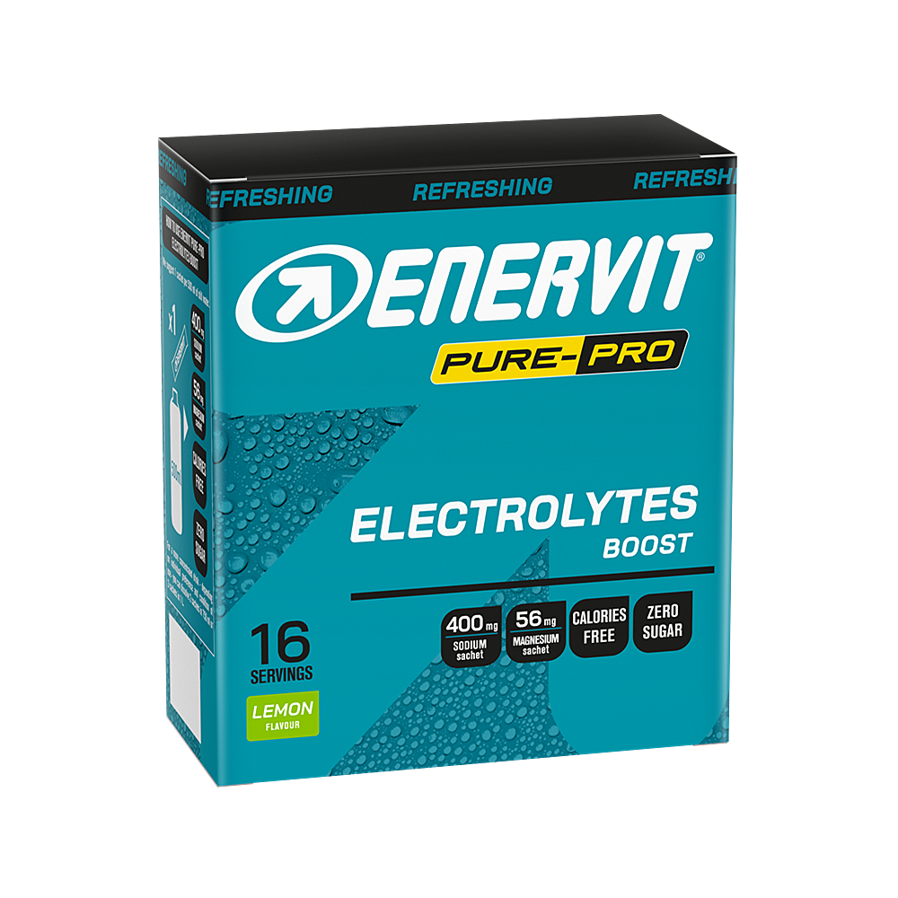 ENERVIT Electrolytes boost nápoj citron 16 sáčků