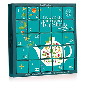 ENGLISH TEA SHOP Adventní kalendář Modrý 25 pyramidek