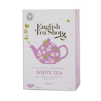 ENGLISH TEA SHOP Bio Bílý Čaj 20 sáčků