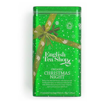 ENGLISH TEA SHOP Bio čaj Vánoční noc 15 pyramidek