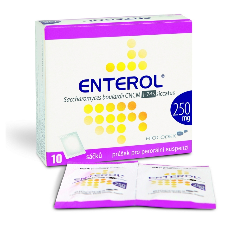 Levně ENTEROL 250 mg Prášek pro suspenzi 10 kusů