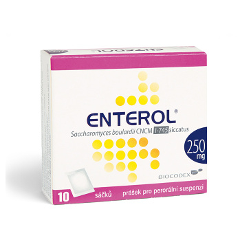 ENTEROL 250 mg Prášek pro suspenzi 10 kusů (Na průjem) - Jednodruhové