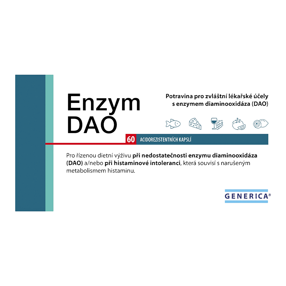 GENERICA Enzym DAO 60 kapslí
