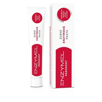 ENZYMEL Parodont Enzymová zubní pasta 75 ml, Forma výrobku: Pasta (Zubní pasty na krvácení dásní) - Zklidňující, Ochranný, Antibakteriální, Ošetřující