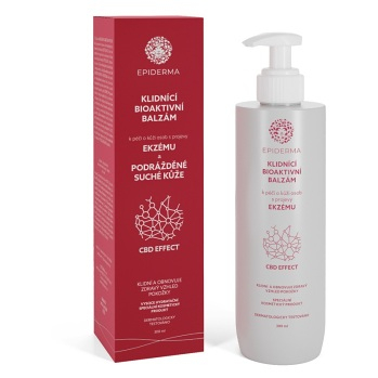 EPIDERMA bioaktivní CBD balzám při projevech ekzému 300 ml (Pleťová séra a emulze) - Hydratační