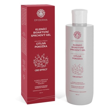 EPIDERMA Zklidňující bioaktivní CBD sprchový gel 300 ml (Sprchové gely)
