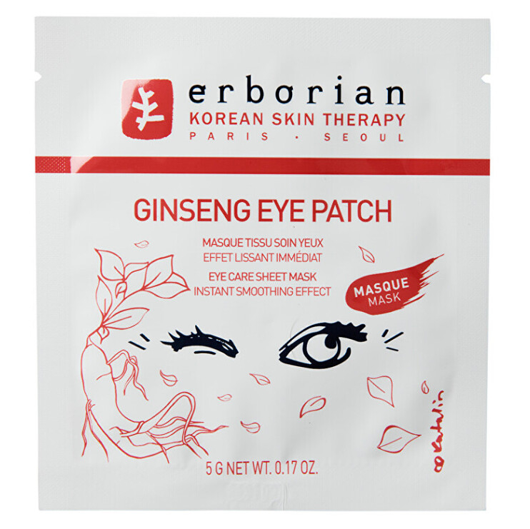 ERBORIAN Maska na oční okolí Ginseng Eye Patch 5 g