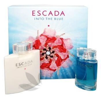 Escada Into The Blue - parfémová voda s rozprašovačem 75 ml + tělové mléko 200 ml